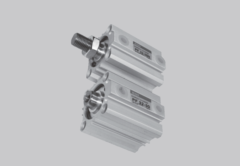 PF，PFD 薄型气缸标准型,复动单杆(无润滑)