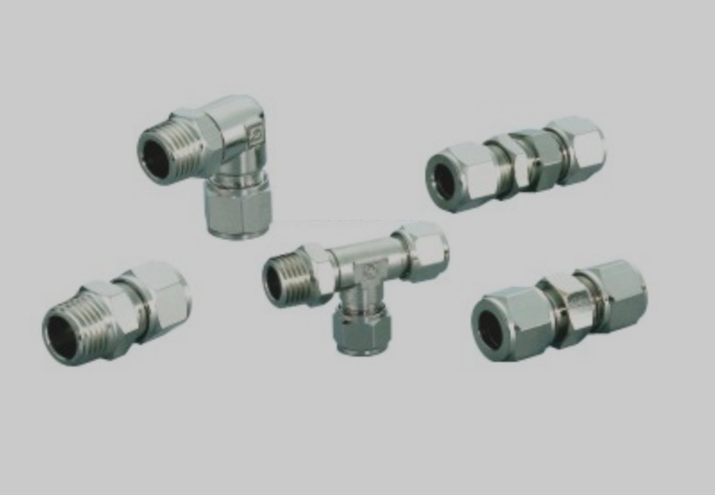 卡套式FK系列气动管接头(全铜镀镍)