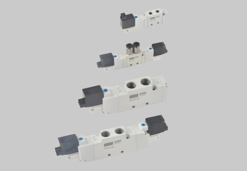 KV100,200,300系列直接配管型5通电磁阀...